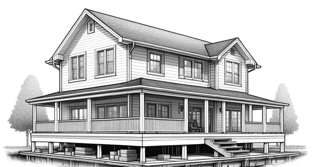 P-and-B-Graphic A home on a Pier and Beam Foundation - Foundation Repair Houston Company