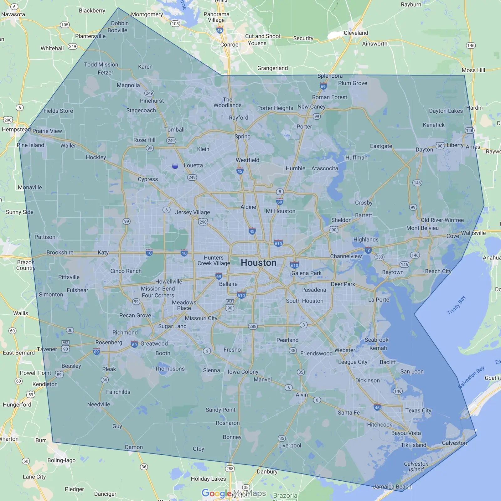 Greater Houston Area Map 2 Noble Foundation Repair serves all these areas in the Greater Houston location